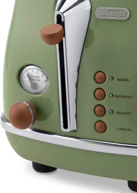 Тостер DeLonghi Icona Vintage CTOV2103.GR