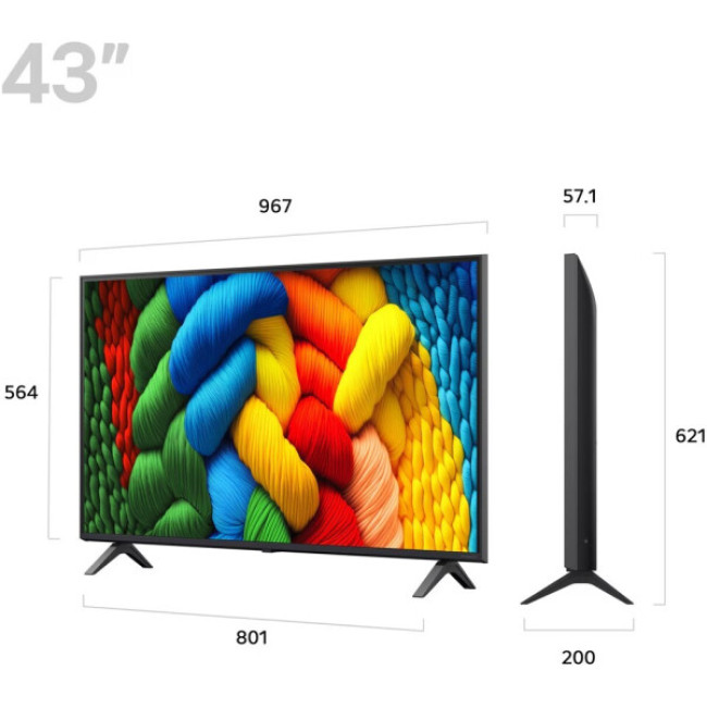 Телевизор LG NanoCell NANO80 43NANO80A6B Телевизор LG NanoCell NANO80 43NANO80A6B