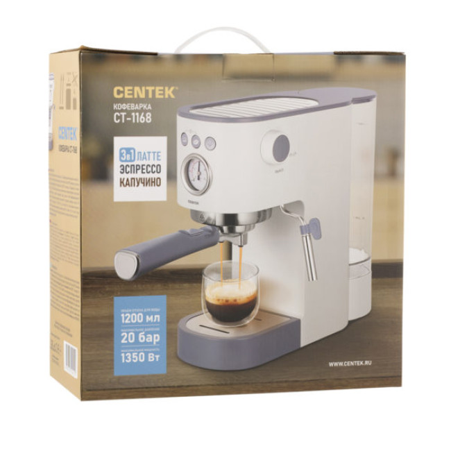 Кофеварка эспрессо Centek CT-1168 Кофеварка эспрессо Centek CT-1168