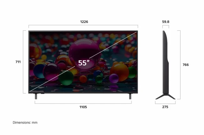 Телевизор LG UHD AI UA75 55UA75009LA Телевизор LG UHD AI UA75 55UA75009LA