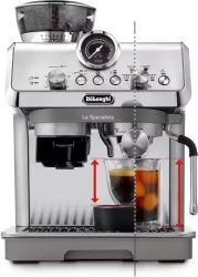 Рожковая кофеварка DeLonghi La Specialista Arte Evo Cold Brew EC9255.M - фото2