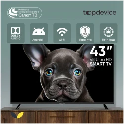 Телевизор Top Device CS08 UHD 4K (TDTV43CS08U_BK) - фото2
