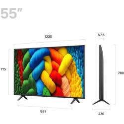 Телевизор LG NanoCell NANO80 55NANO80A6B - фото2, картинка2 Телевизор LG NanoCell NANO80 55NANO80A6B - фото2