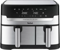 Аэрогриль (аэрофритюрница) Tefal Dual Easy Fry & Grill EY905D10 - фото