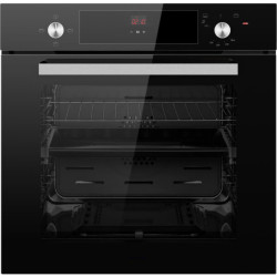 Газовый духовой шкаф Weissgauff WGO 706 D Black Glass - фото