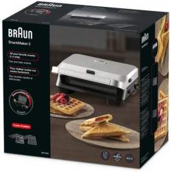 Многофункциональная сэндвичница Braun SnackMaker 5 SM5005 - фото2