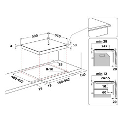 Индукционная панель Whirlpool WF S4160 BF - фото2