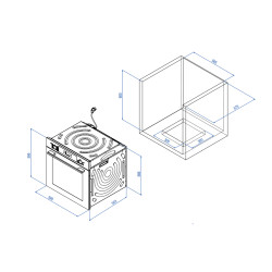 Духовой шкаф Weissgauff WGO 706 Black Glass - фото2