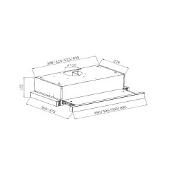 Вытяжка Weissgauff TEL 450 White Glass - фото2