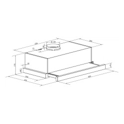 Вытяжка Weissgauff TEL 06 1M WE - фото2
