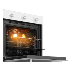 Духовой шкаф Weissgauff WGO 702 WHITE GLASS - фото2