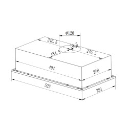 Вытяжка Weissgauff FIONA 60 X - фото2