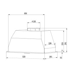 Вытяжка Weissgauff Box 1200 WH - фото2