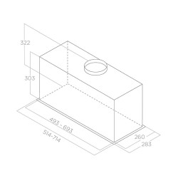 Вытяжка Elica LANE SENSOR IX/A/72 - фото2