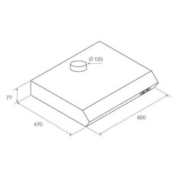 Кухонная вытяжка Turboair Tilly Lux WH/F/60 - фото2