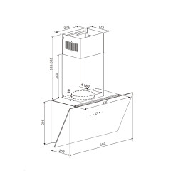 Кухонная вытяжка Weissgauff Zibal 60 BL Sensor Matt Edition - фото2