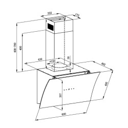 Вытяжка Weissgauff Merga 60 BL Sensor - фото2