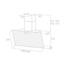 Кухонная вытяжка Elica Lixa BL/A/60 - фото2
