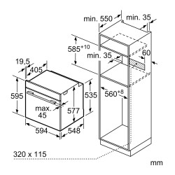 Духовой шкаф Bosch Serie 8 HBG7341B1 - фото2